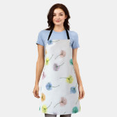 Tablier Dansons | Motif floral aquarelle (Porté)