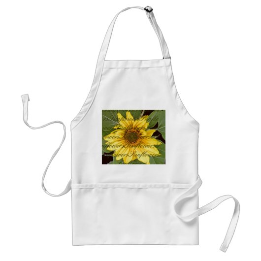 Tablier d'art de tournesol (Devant)