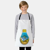 Tablier Dauphin à la natation dans l'aquarium (Porté)