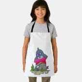 Tablier Dauphin avec lunettes (Insitu)