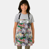 Tablier DC Super-Villains Cartoon Pattern (Insitu)