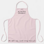 Tablier de Baker Extraordinaire Rose Grand Format (Recto)