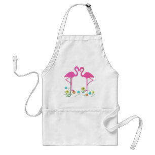 Tablier de barbecue de Flamant rose