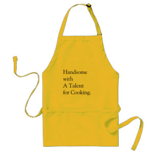 Tablier de barbecue drôle pour hommes avec "Beau a