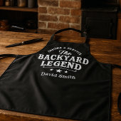 Tablier de BBQ Backyard Legend avec nom personnali