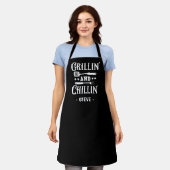 Tablier de BBQ Grillin et Chillin (Porté)