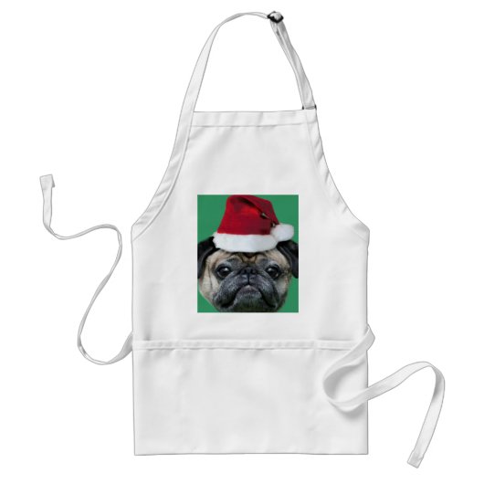 Tablier de carlin de Noël (Devant)