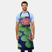 Tablier De Charmantes Nappes D'Eau Rose (Porté)