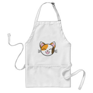 Tablier de chat de calicot