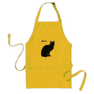 Tablier de chat noir