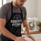 Tablier de chef avec nom personnalisé Cadeaux pers