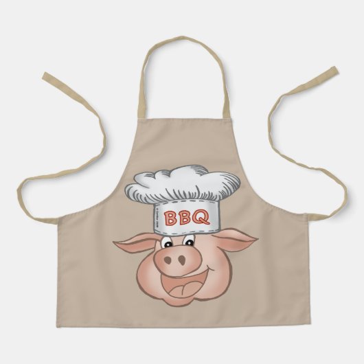 Tablier de chef BBQ Pig (Recto)