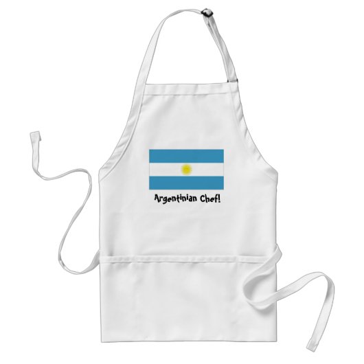 Tablier de chef de drapeau de l'Argentine (Devant)