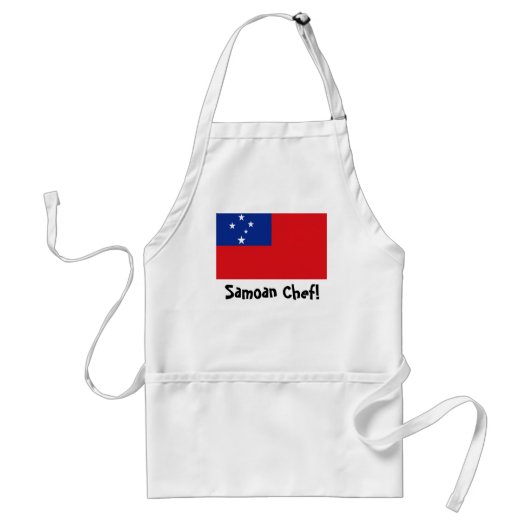 Tablier de chef de drapeau du Samoa (Devant)