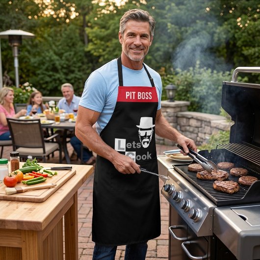 Tablier de chef de grillade - Cadeau drôle d'attit