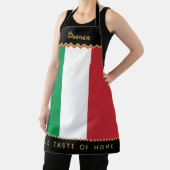 Tablier de chef d'Italie, Drapeau italien (Insitu)