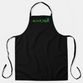 Tablier de chef irlandaise noire (Recto)