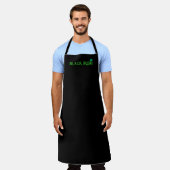 Tablier de chef irlandaise noire (Porté)