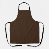 Tablier de chef marron riche | Impression minimali (Recto)
