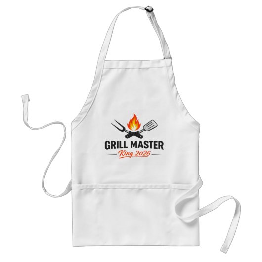 Tablier de chef personnalisé avec nom et année d'é (Devant)