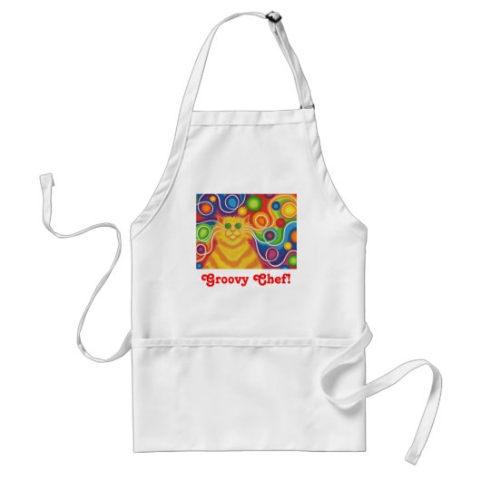 tablier "de chef super" de Psy-chat-delic (Devant)
