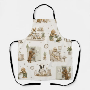 Tablier de chien drôle mignon
