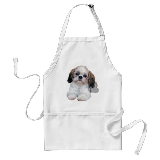 Tablier de chiot de Shih Tzu (Devant)