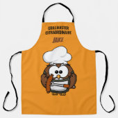 Tablier de chouette personnalisé Grillmaster Extra (Recto)
