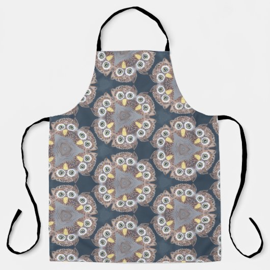 Tablier de conception de tableau de hibou (Recto)