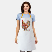 Tablier de coq de Bohême (Porté)