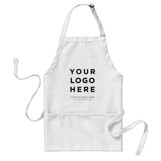 Tablier de couleur uniforme pour entreprise avec l (Devant)