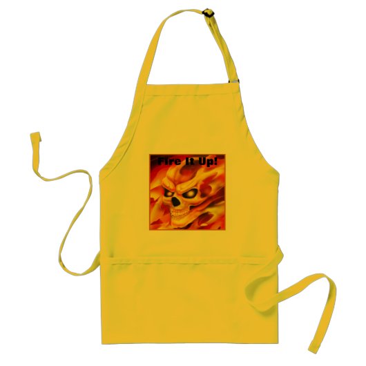 Tablier de crâne du vrai feu (Devant)