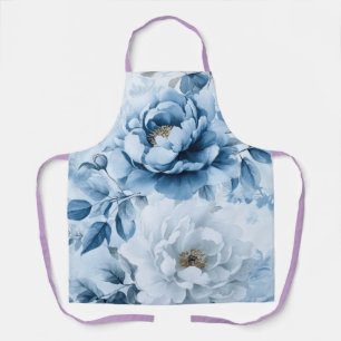 Tablier de cuisine à motif floral vintage coloré