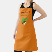 Tablier de cuisine à thème d'automne avec glands (Insitu)