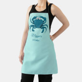 Tablier de cuisine Aqua Blue Crab Beach (Insitu)