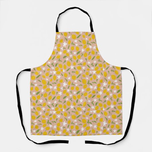 Tablier de cuisine au citron sicilien beau (Recto)