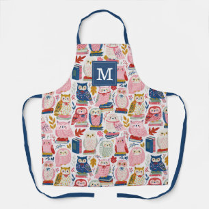 Tablier de cuisine aux chouettes mignonnes