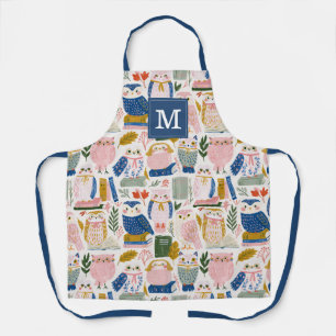 Tablier de cuisine aux chouettes mignonnes