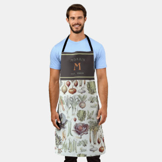 Tablier de cuisine aux légumes Adolphe Millot