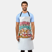 Tablier de cuisine aux pattes de chat mignon (Porté)