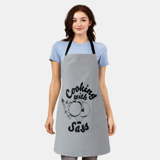 tablier de cuisine avec sass