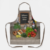 Tablier de cuisine avec votre nom sur le tableau d (Recto)