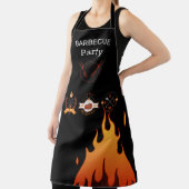 Tablier de cuisine BBQ Noir griil master, grillade (Insitu)