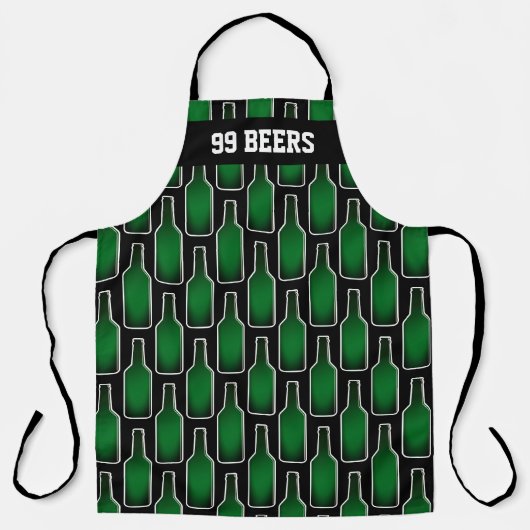 Tablier de cuisine BBQ pour hommes avec impression (Recto)