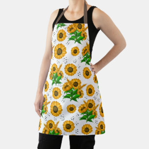 Tablier de cuisine blanc Golden Harvest