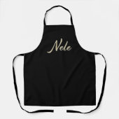 Tablier de cuisine de Nele white gold (Recto)