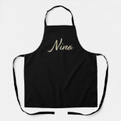 Tablier de cuisine de Nina white gold (Recto)