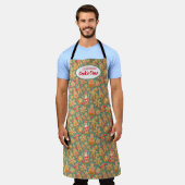 Tablier de cuisine de Noël pour l'équipe de biscui (Porté)