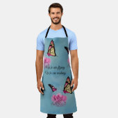 Tablier de cuisine de papillons (Porté)