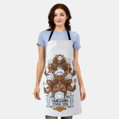 Tablier de cuisine de Thanksgiving (Porté)